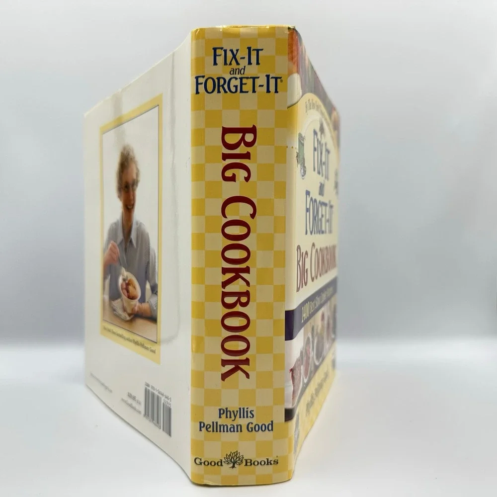 Fix-It Forget-It Big Cookbook Good‎ 2008 Hardcover 1400 Slow Cooker Recipes DJ